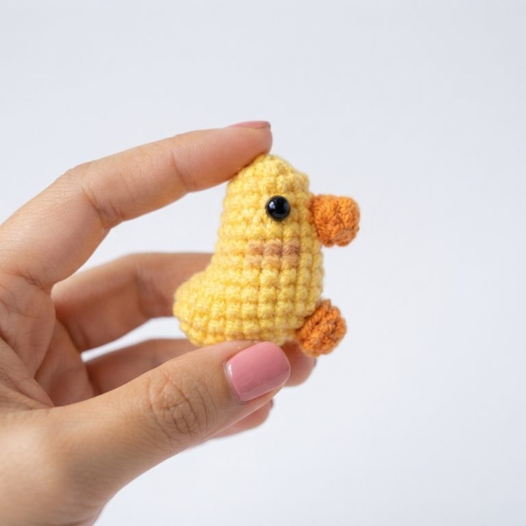 Cute Free Crochet Duck Pattern for Beginners