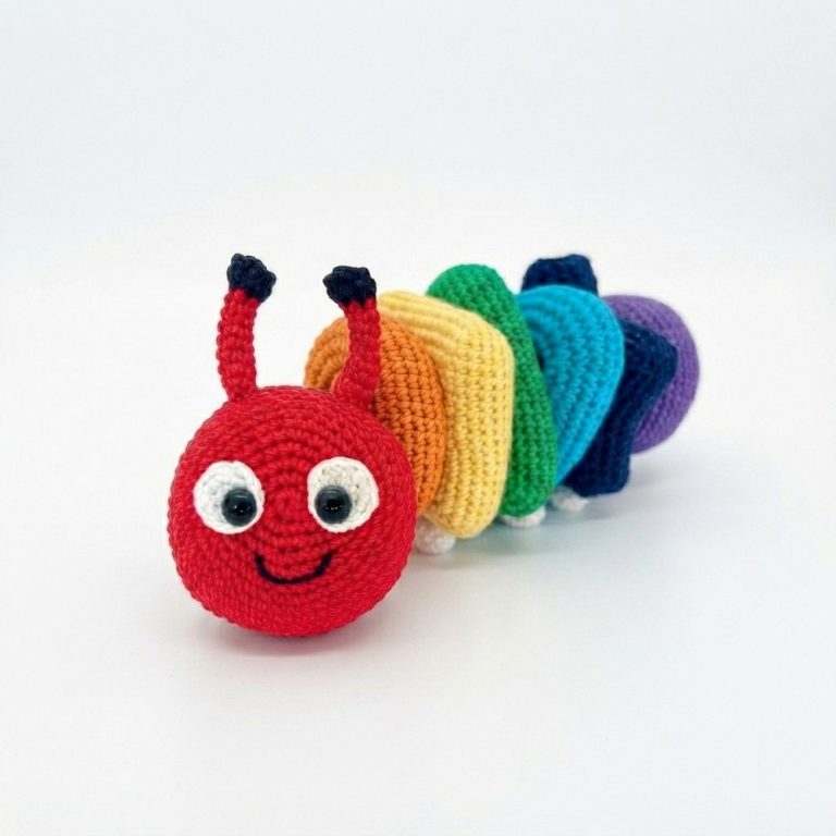 Free Crochet Stacking Caterpillar Pattern