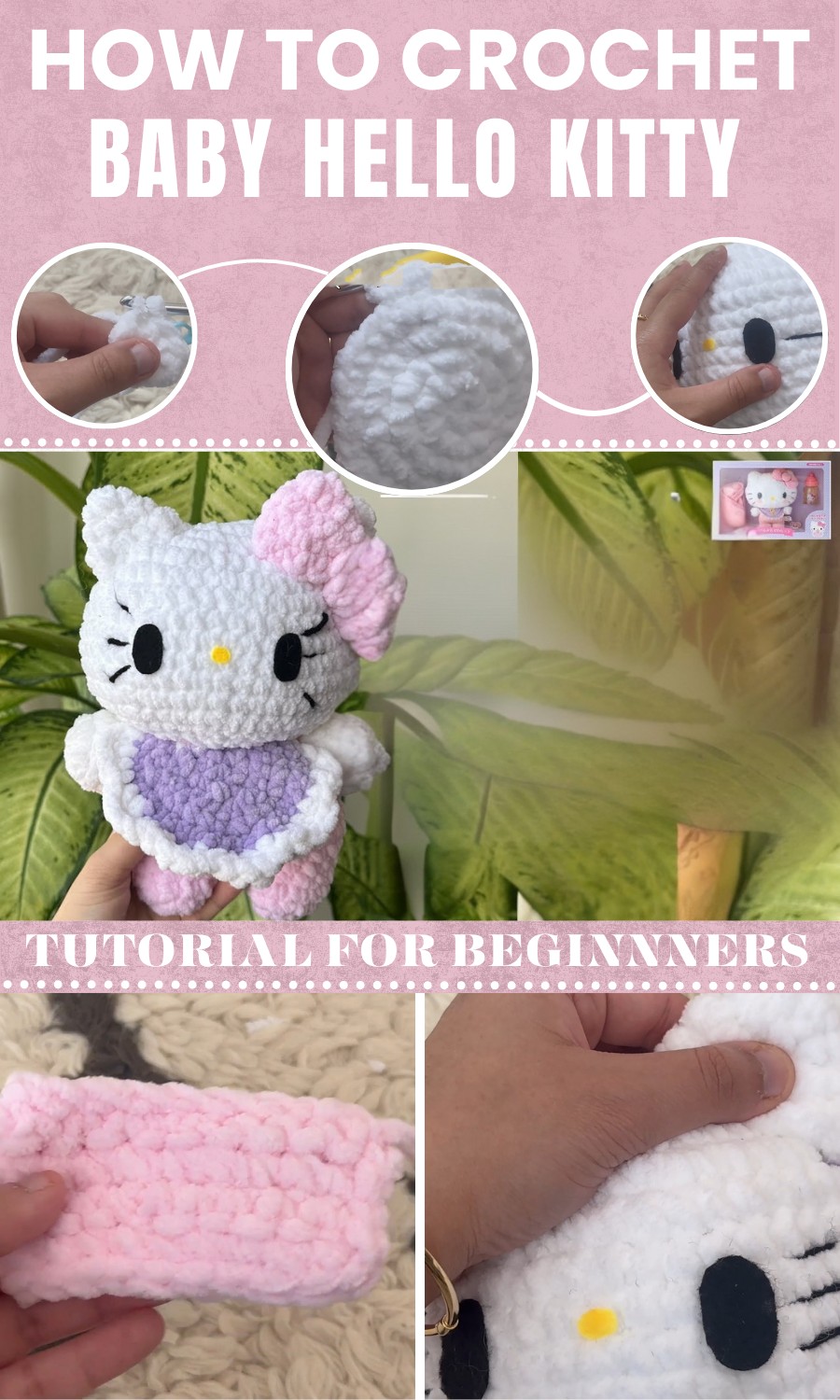 Crochet Baby Hello Kitty