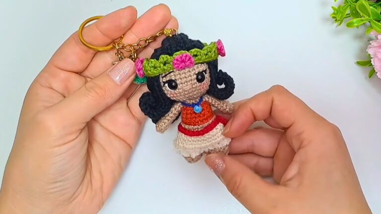 Crochet Mini Moana Amigurumi Pattern Full of Character
