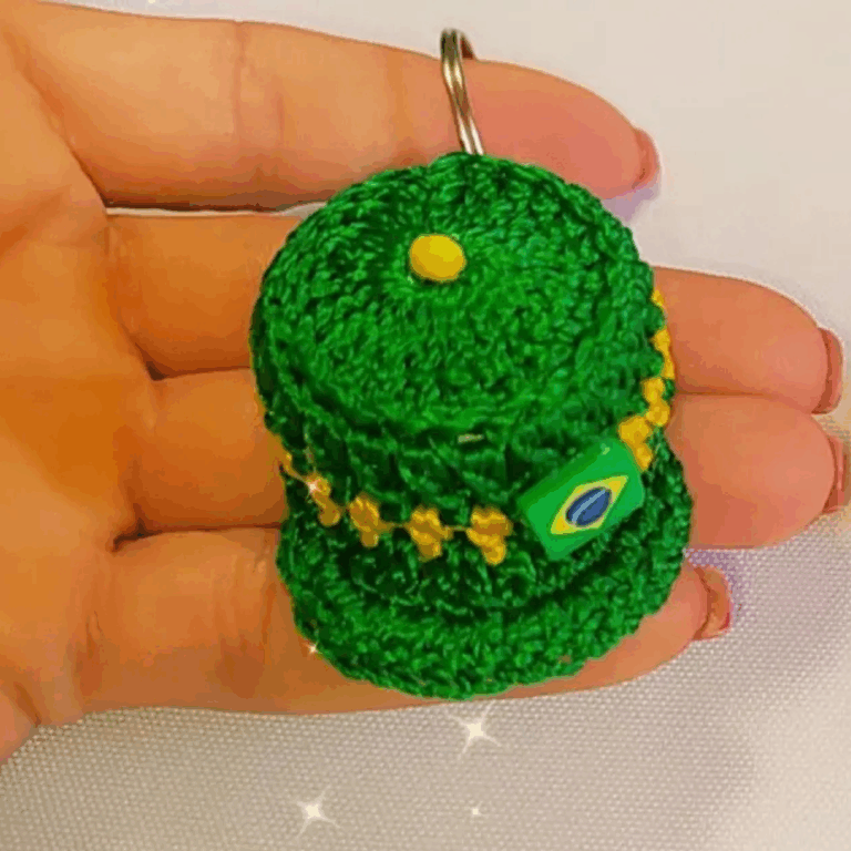 Lightweight Crochet Cap Keychain Pattern That’s Big On Style