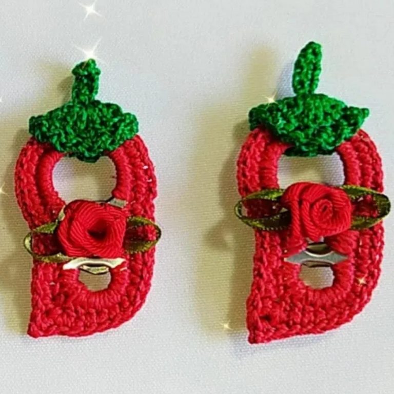Free Crochet Pepper Fridge Magnet Pattern for Kitchen Décor