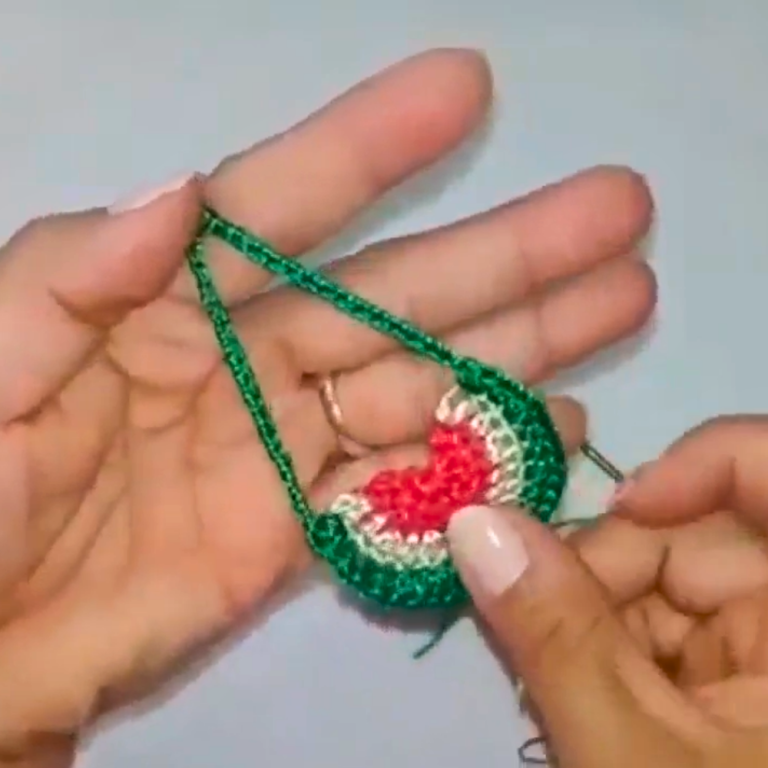 Free Crochet Watermelon Earring Pattern to Spark Conversatio