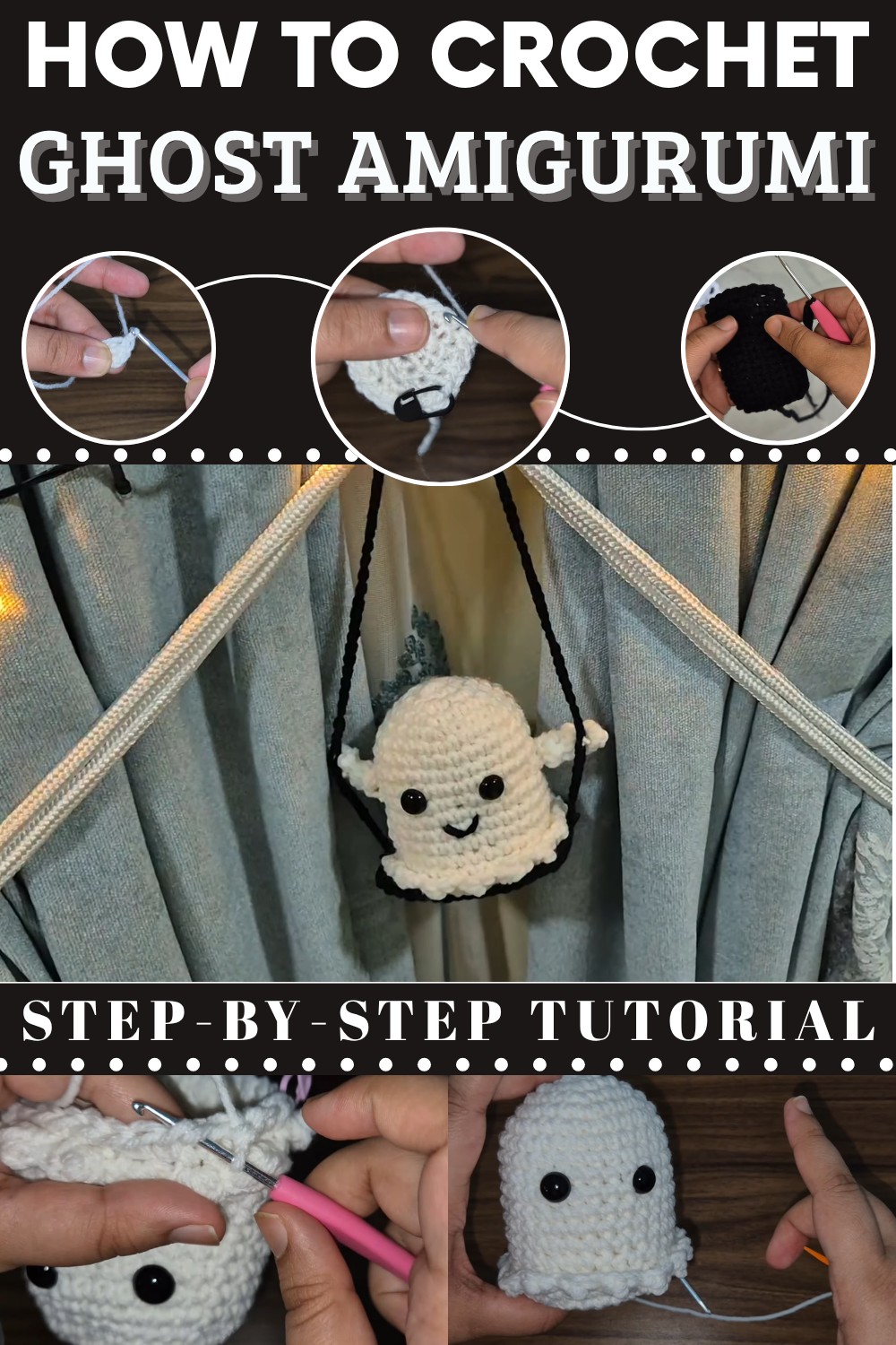 Crochet Ghost Amigurumi