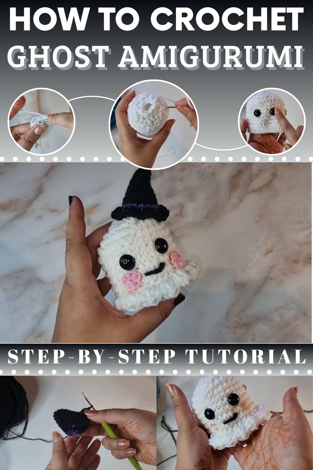 Crochet Ghost Amigurumi