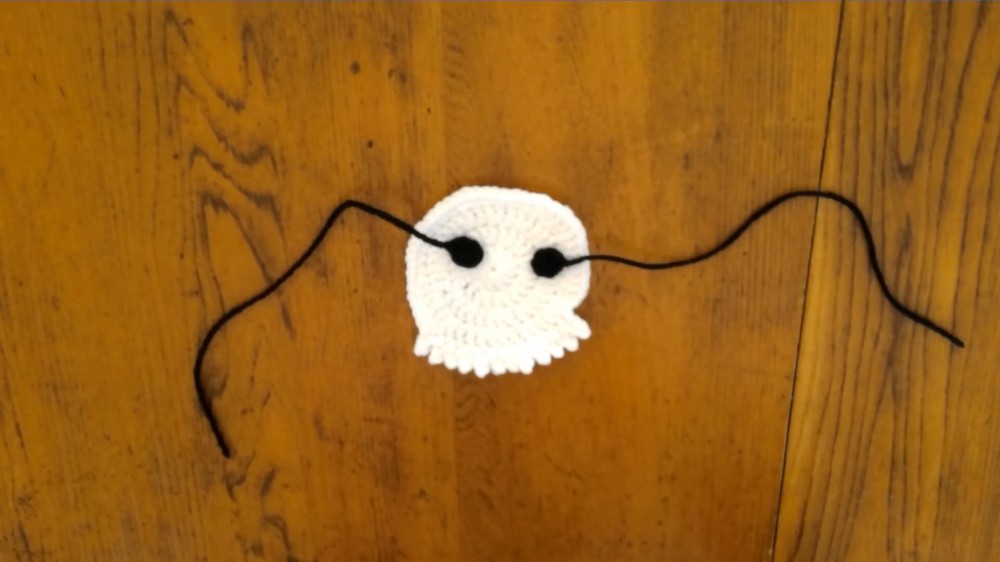 Crochet Ghost Coaster