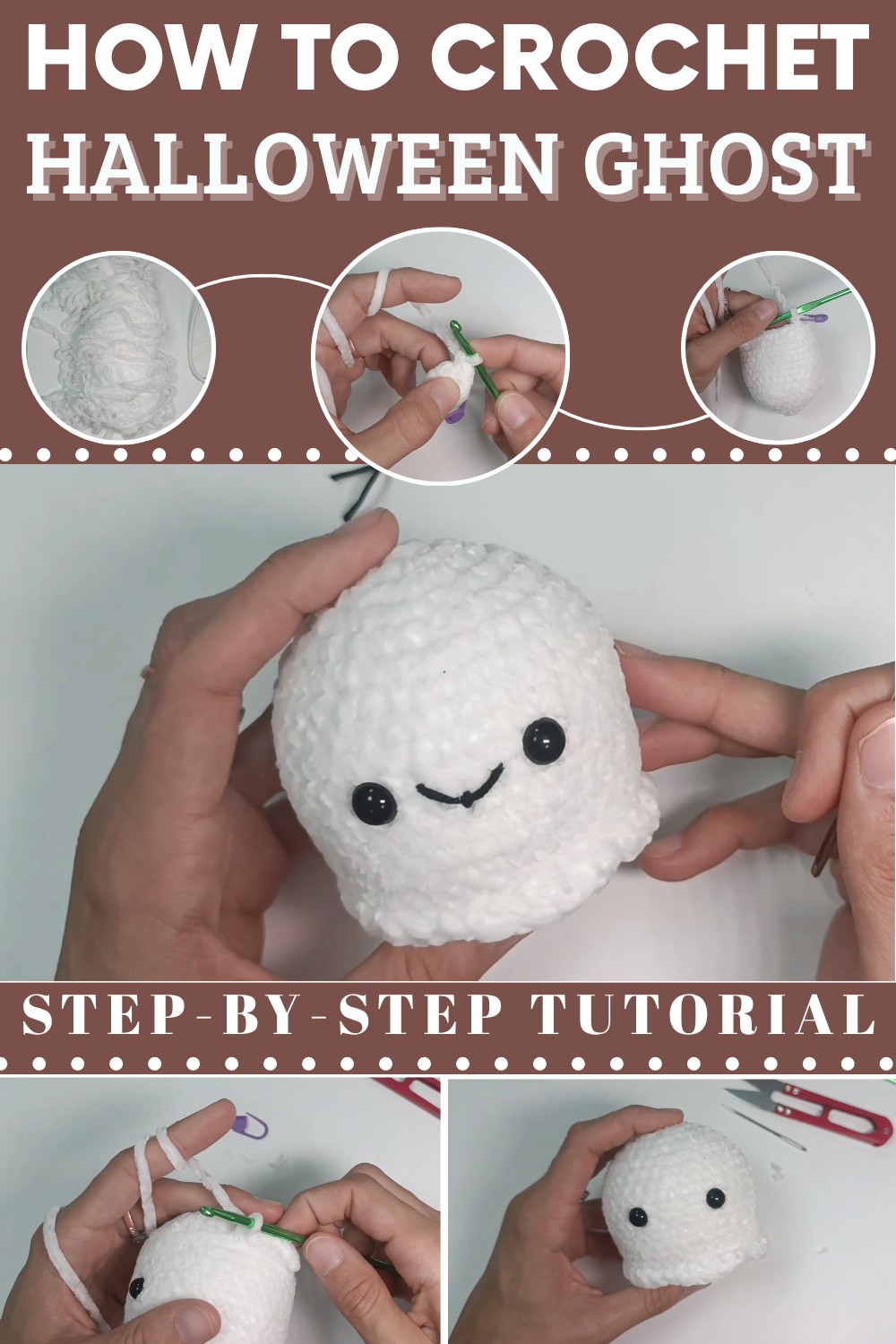 Crochet Halloween Ghost