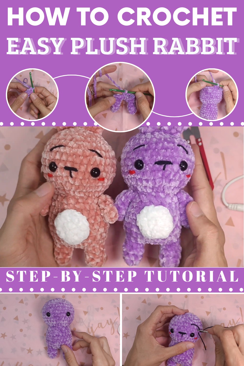 Crochet Plush Rabbit