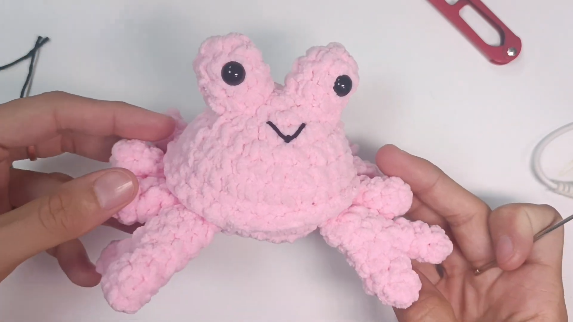 Crochet Plush Crab