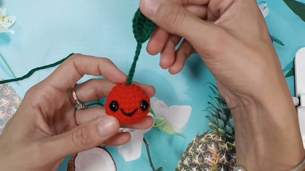 Crochet Cherries