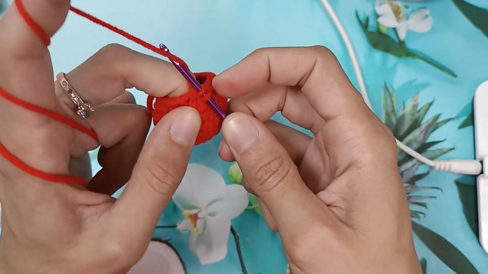 Crochet Cherries