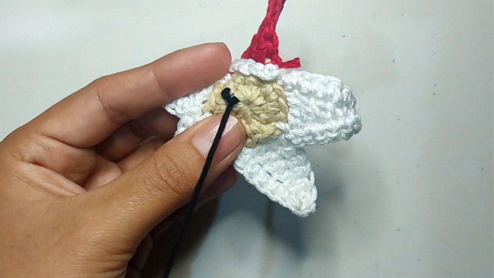 Crochet Christmas Santa Star
