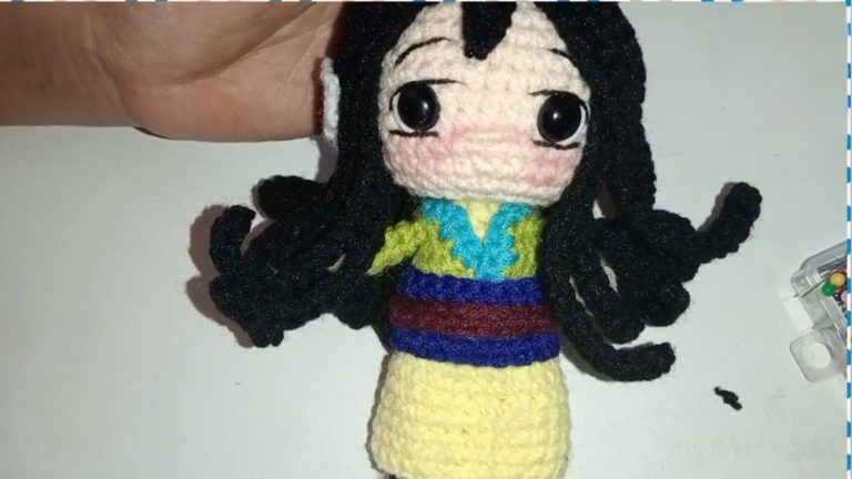 Crochet Mulan Doll Amigurumi
