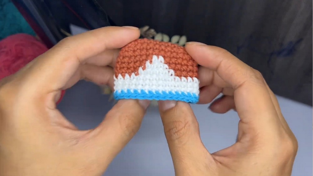 Crochet Kitten Keychain
