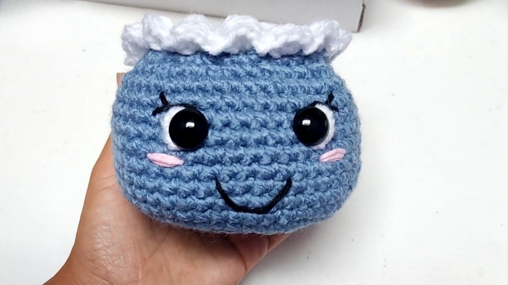 Crochet Blueberry Amigurumi