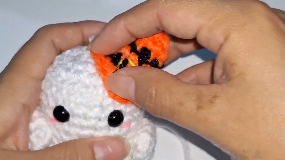 Crochet Amigurumi Ghost Hat
