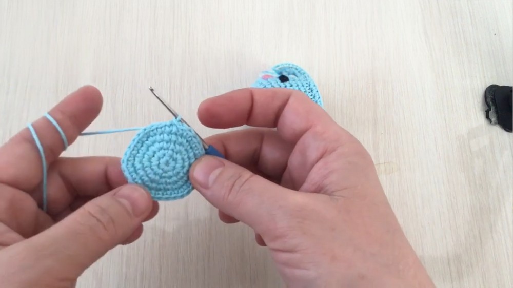 Crochet Knitted Cup Keychain