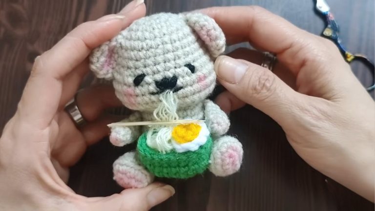 Crochet Noodle Bear