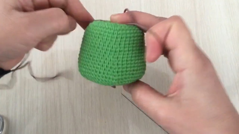 Crochet Fruit Green Apple