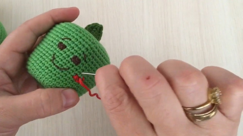 Crochet Fruit Green Apple