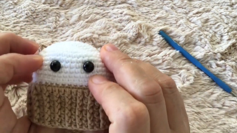 Crochet Bunny Cupcake