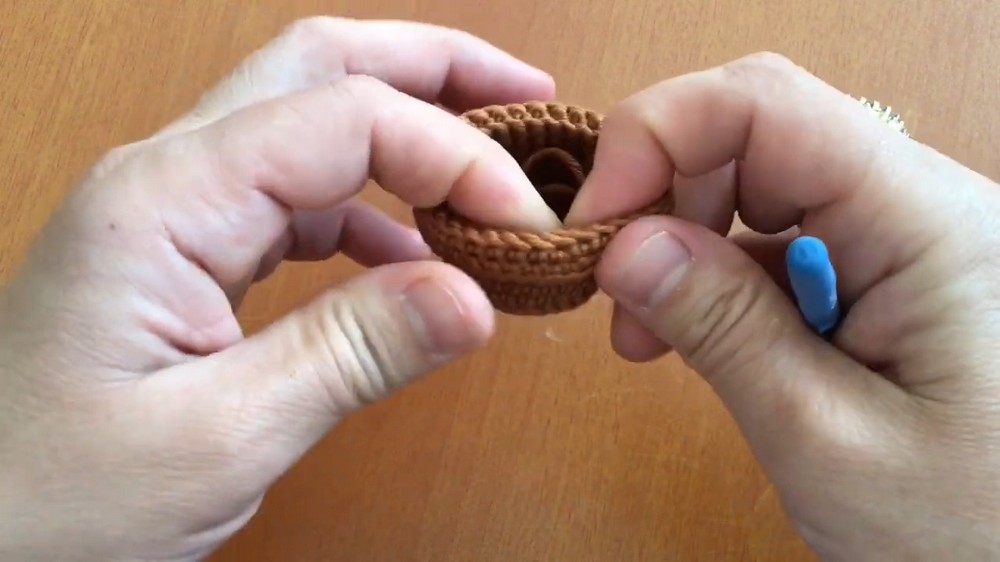 Crochet Cactus Keychain