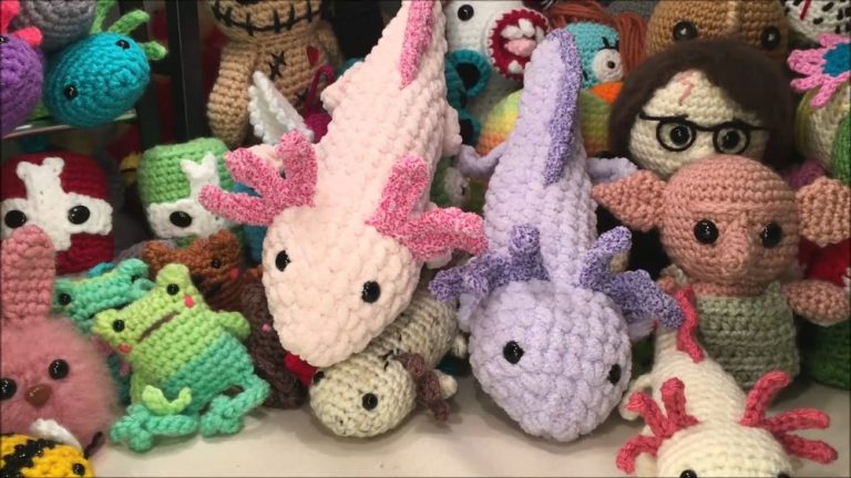 Crochet Axolotl Amigurumi