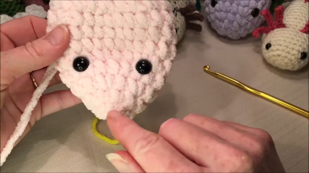 Crochet Axolotl Amigurumi