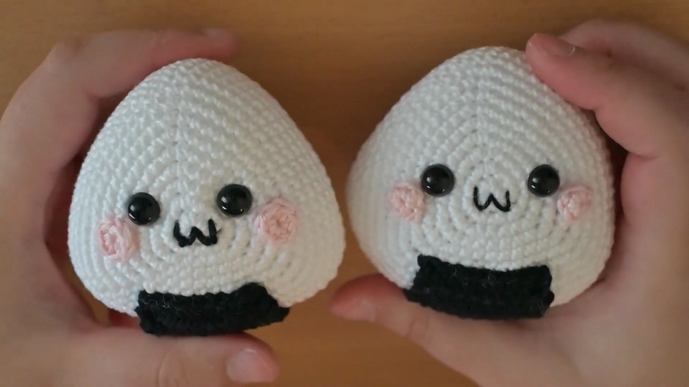 Crochet Onigiri Amigurumi