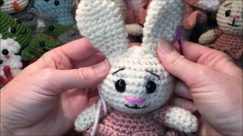 Crochet Bunny Rabbit In Skirt