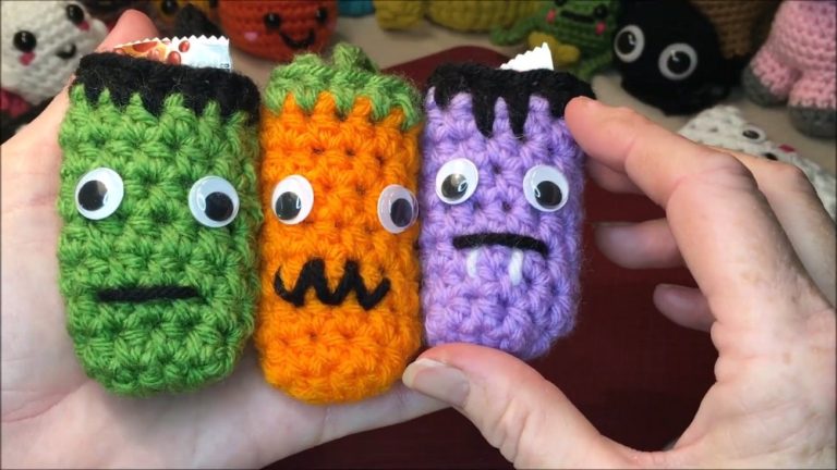 Crochet Halloween Treat Bags