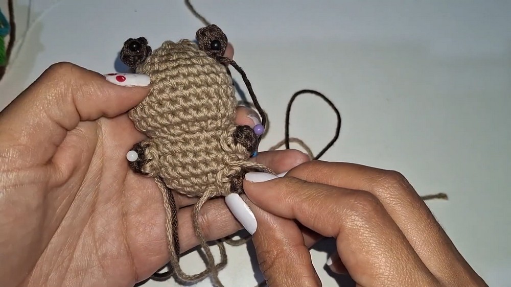Crochet Capybara Keychain