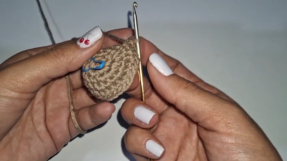 Crochet Capybara Keychain