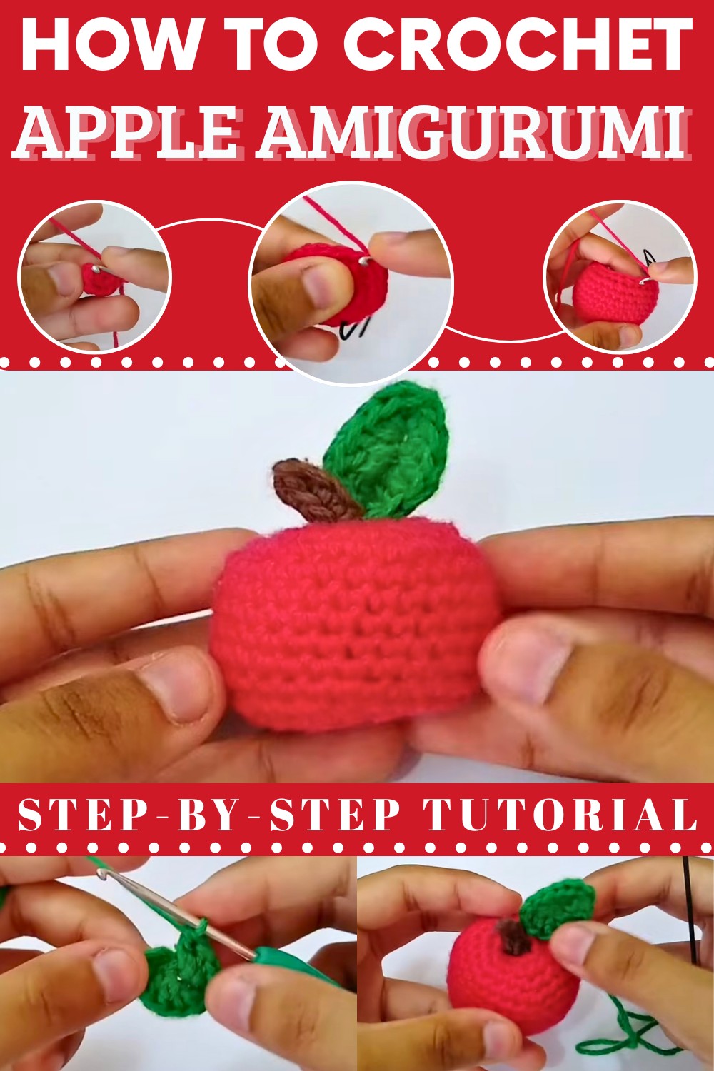 Crochet Apple Amigurumi