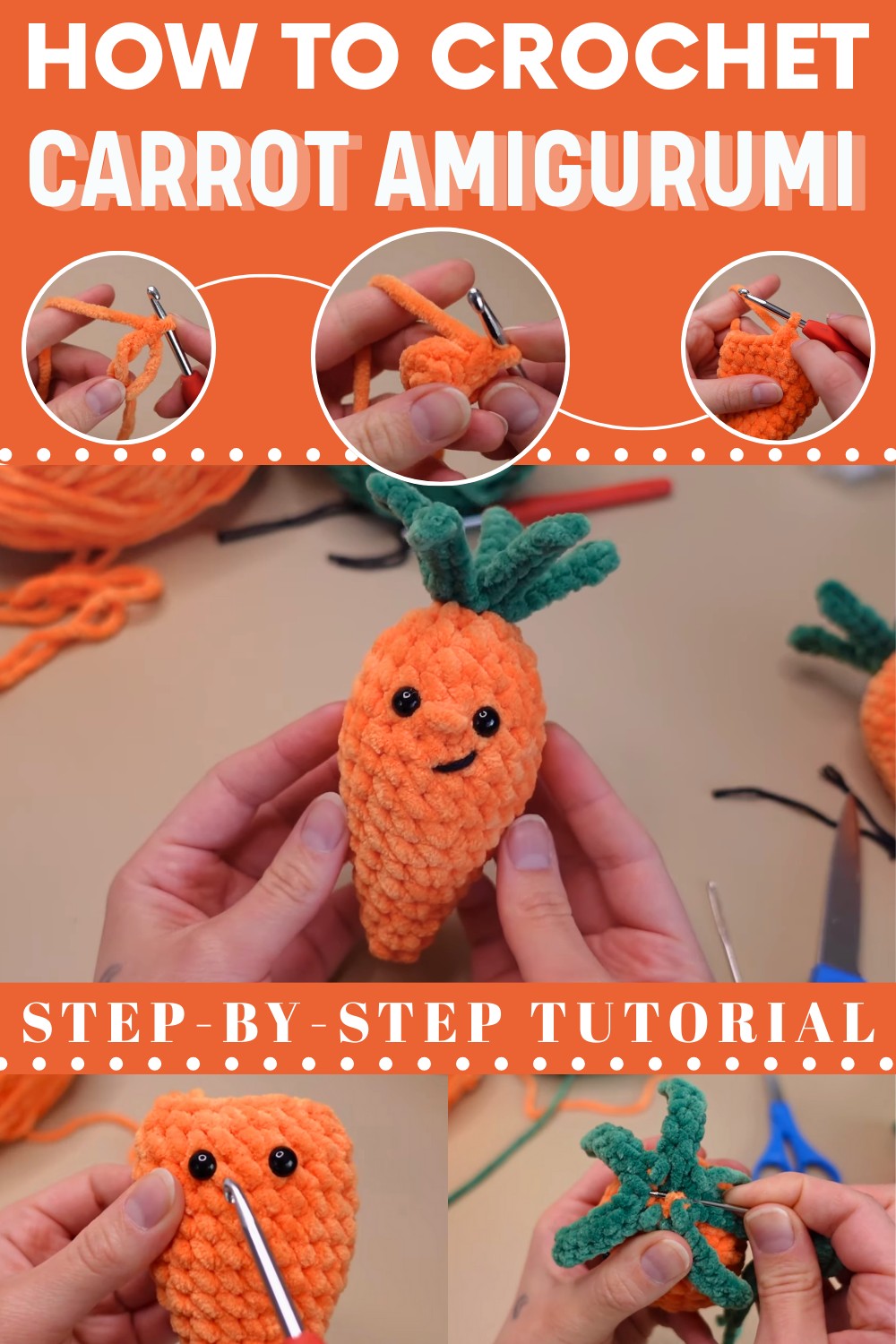 Crochet Carrot Amigurumi