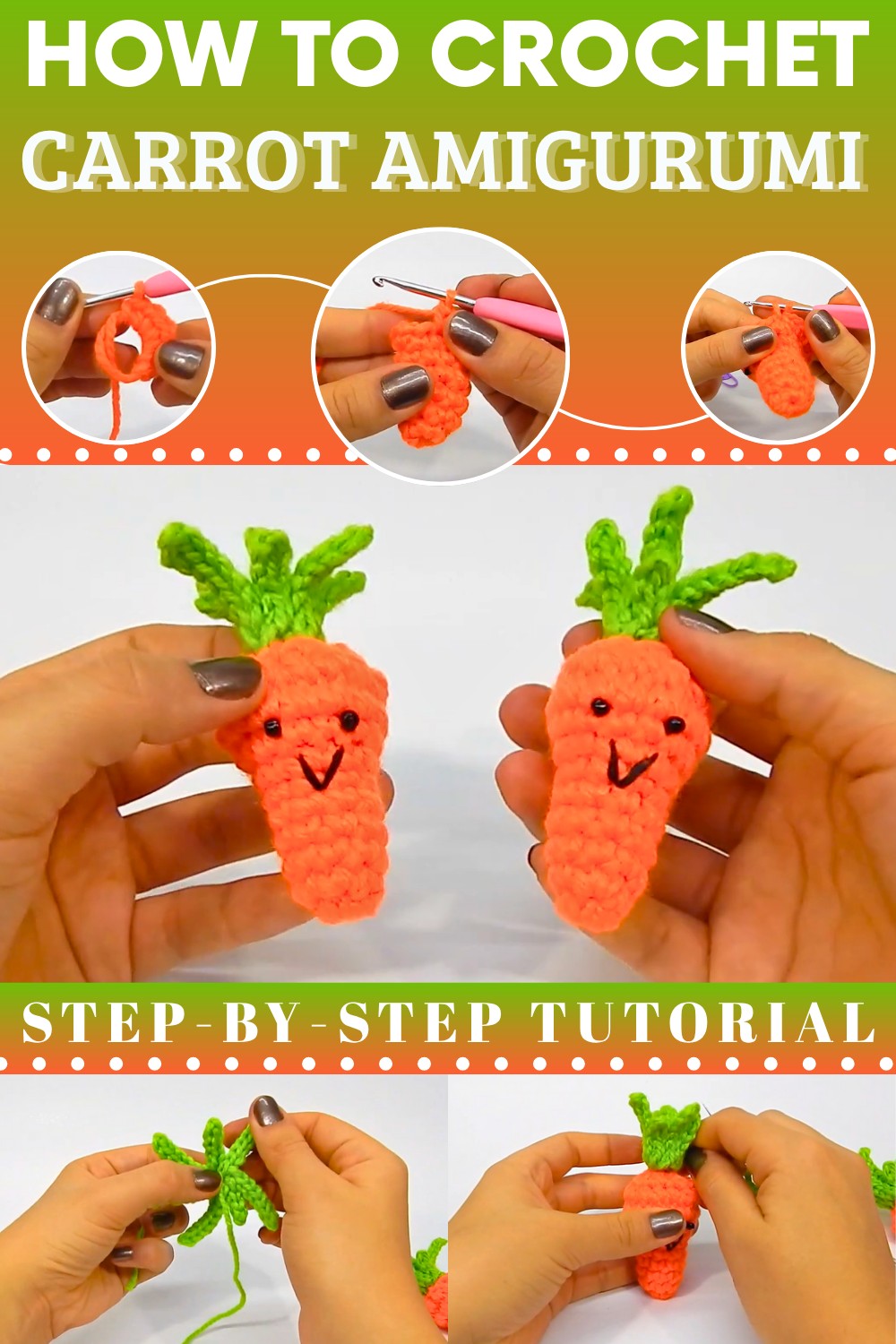 Crochet Carrot Amigurumi