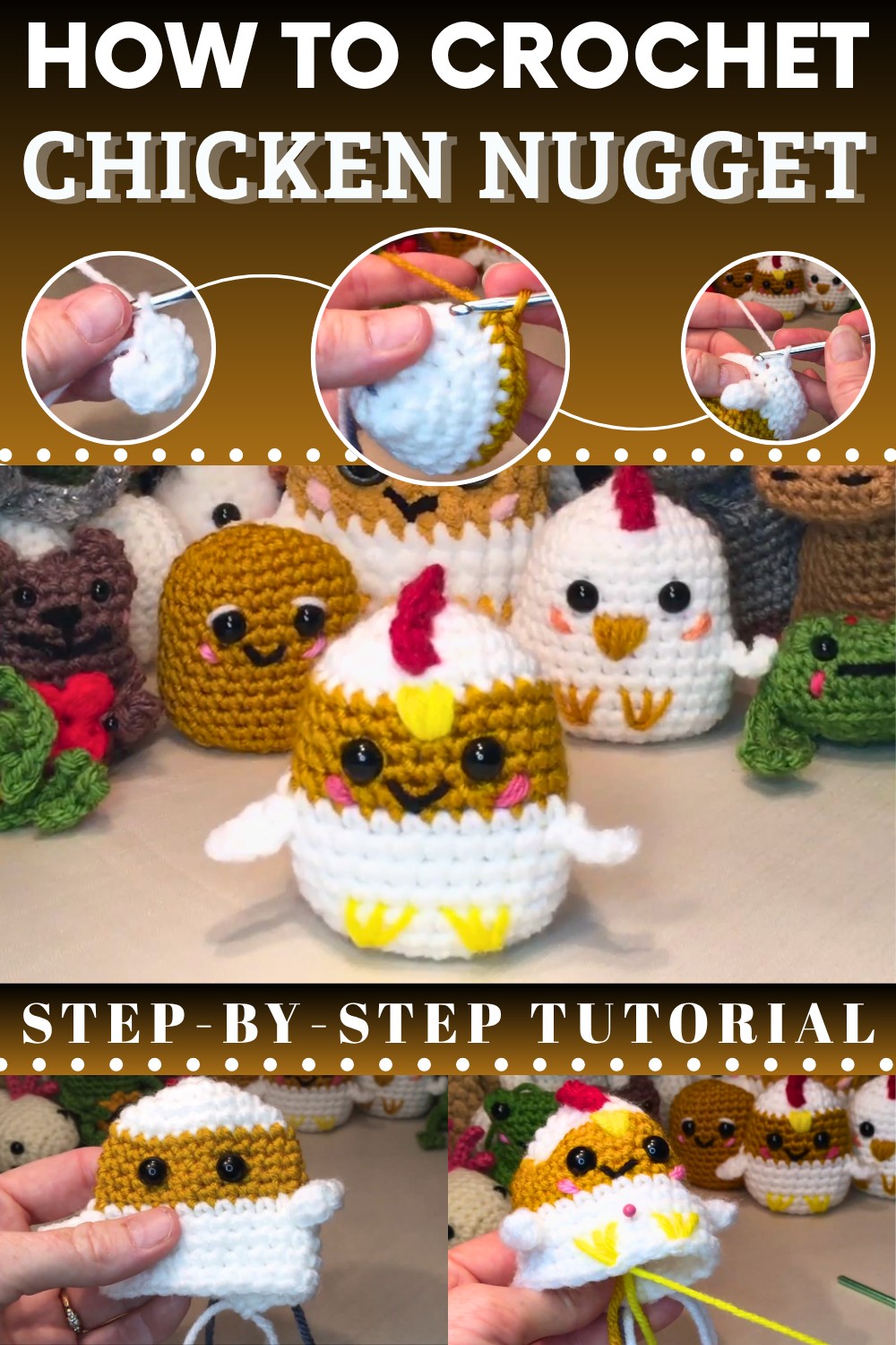Crochet Chicken Nugget