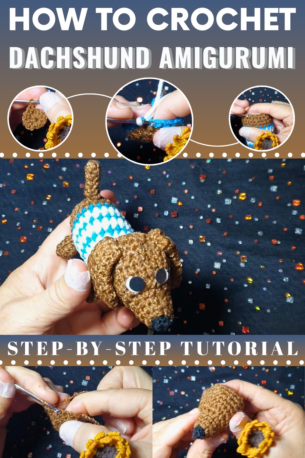 Crochet Dachshund Amigurumi