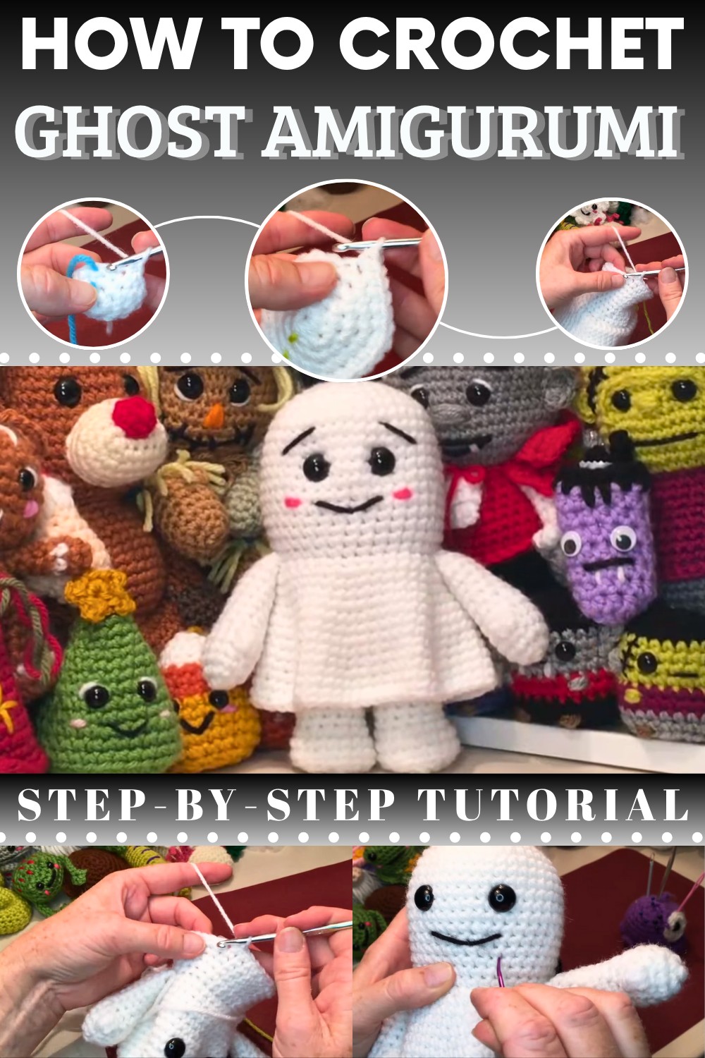 Crochet Ghost Amigurumi