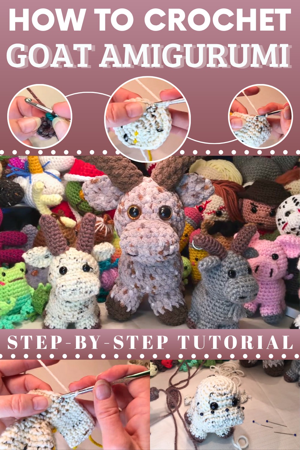 Crochet Goat Amigurumi