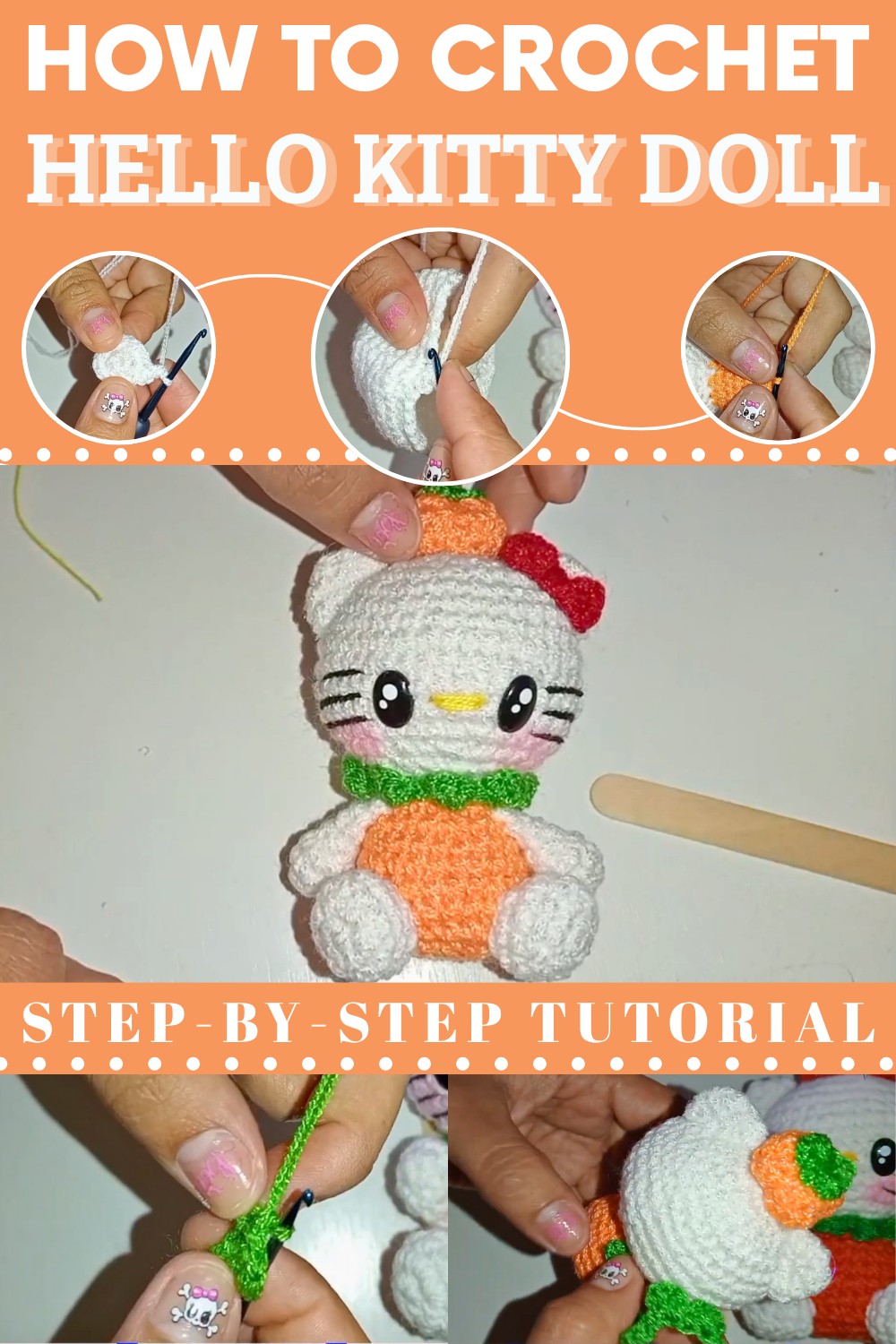 Crochet Hello Kitty Doll