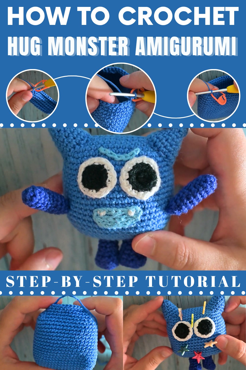 Crochet Hug Monster Amigurumi