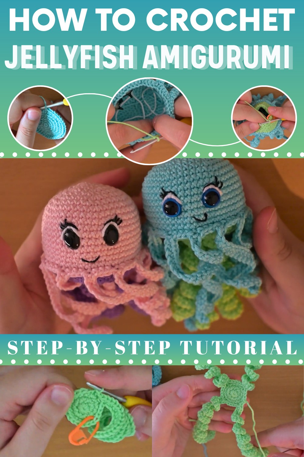 Crochet Jellyfish Amigurumi