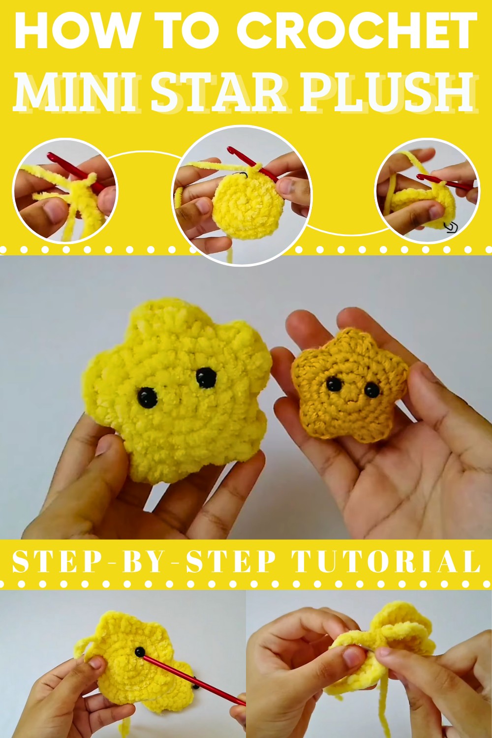 Crochet Mini Star Plush