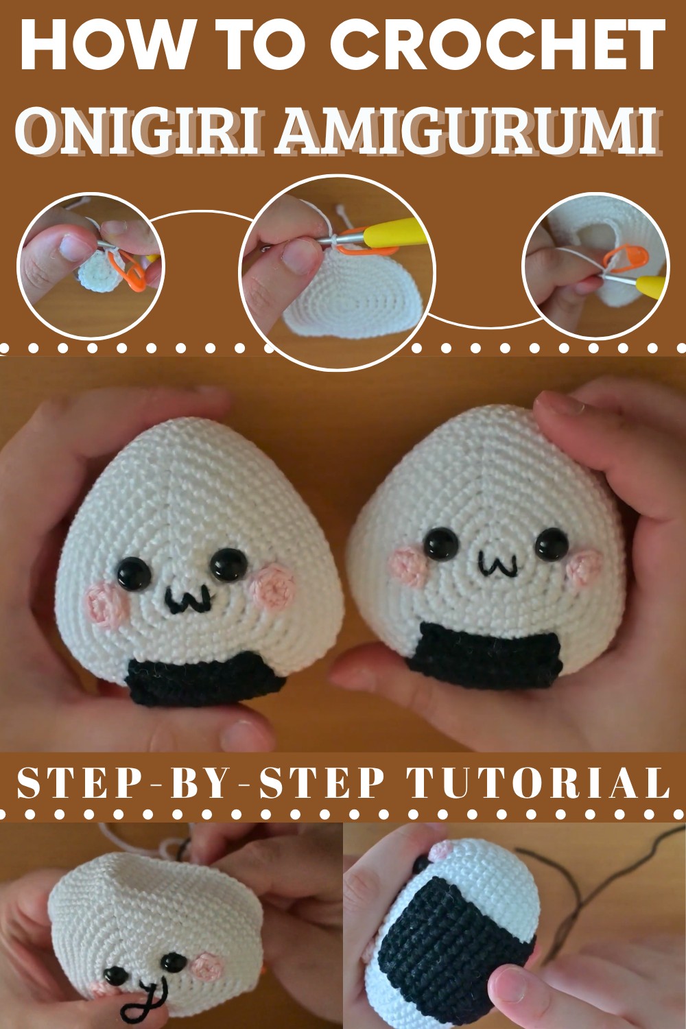 Crochet Onigiri Amigurumi