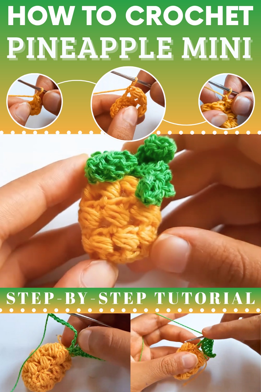 Crochet Pineapple Mini