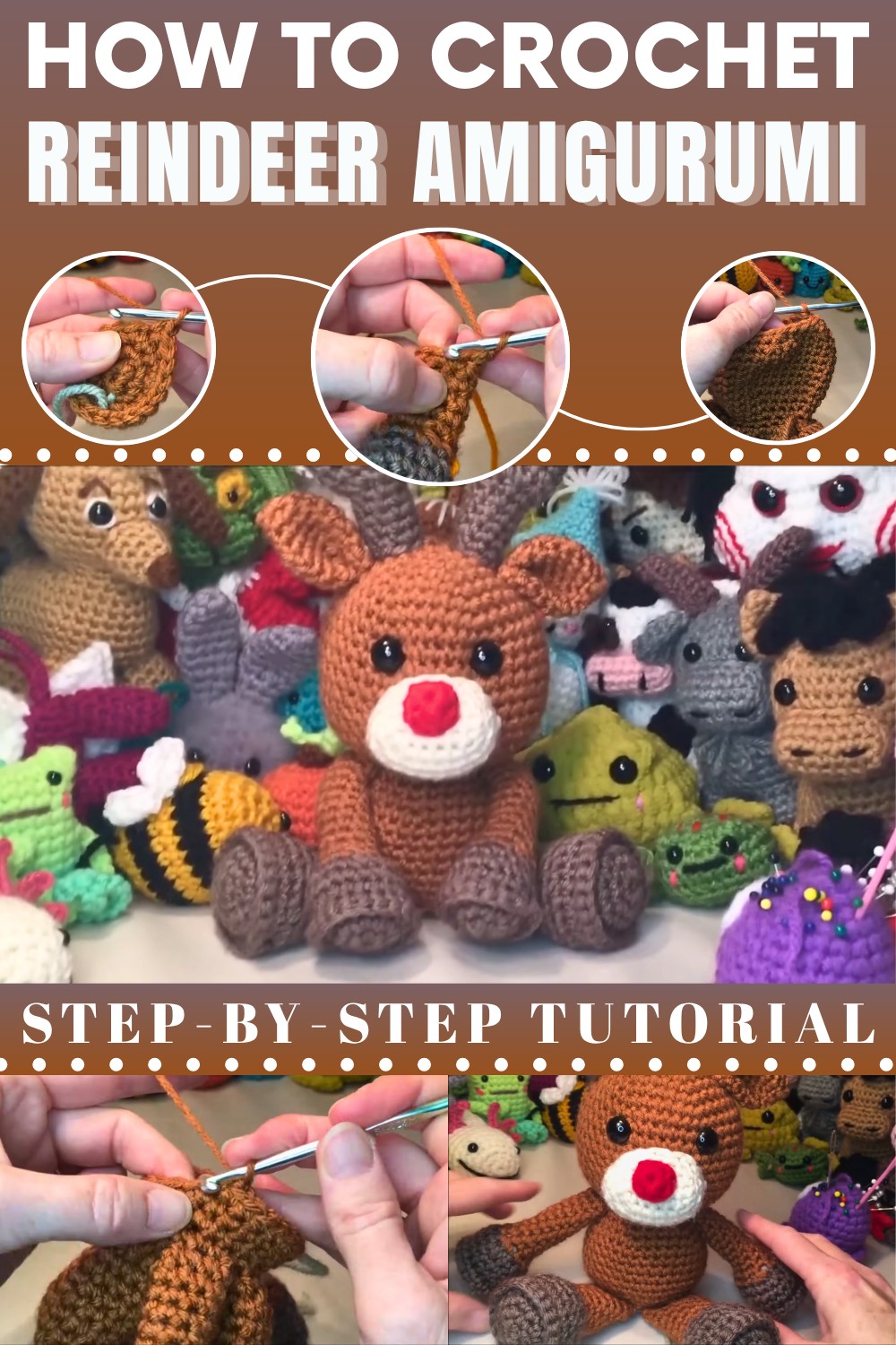 Crochet Reindeer Amigurumi