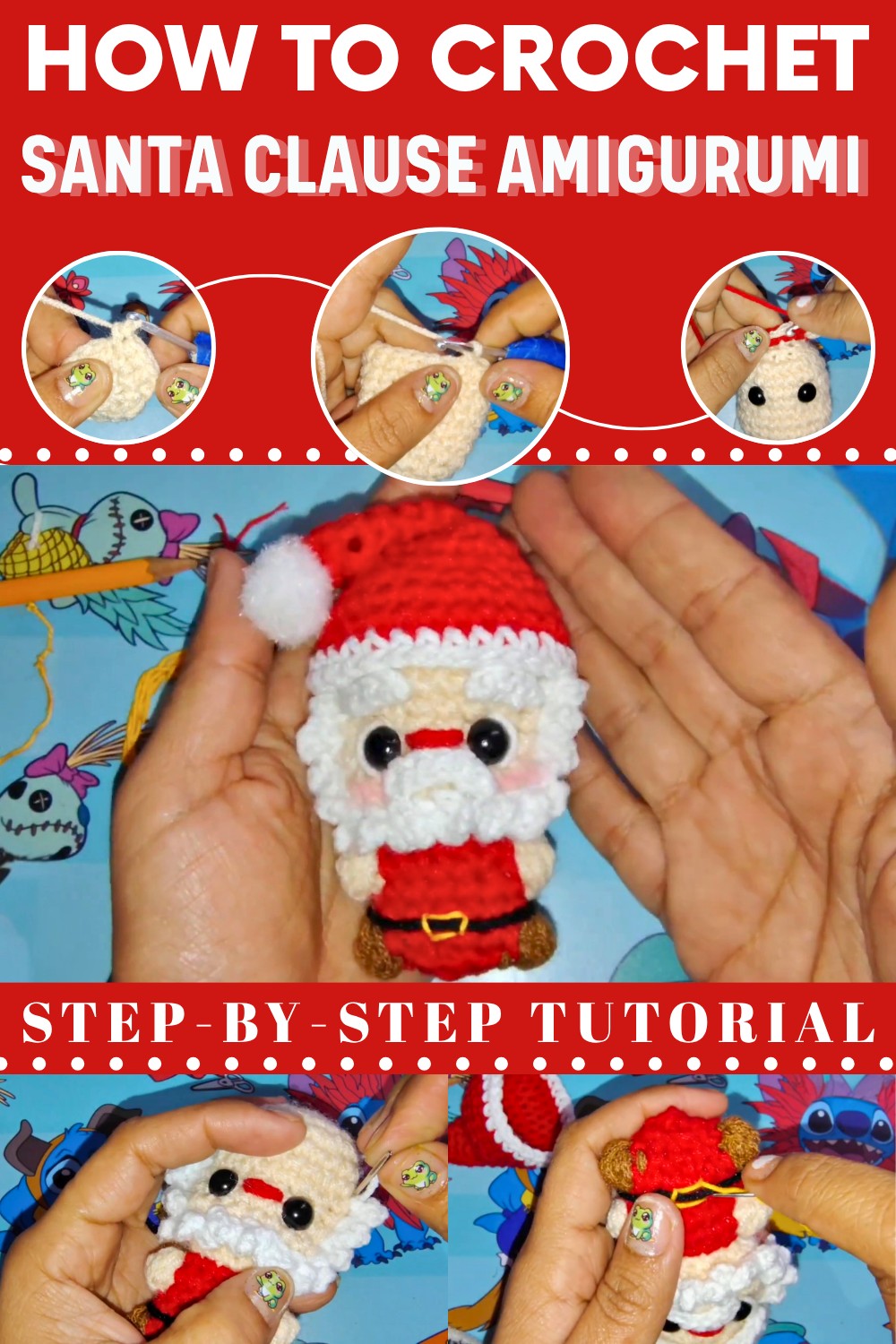 Crochet Santa Clause Amigurumi