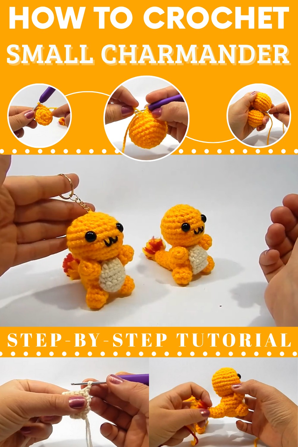 Crochet Small Charmander