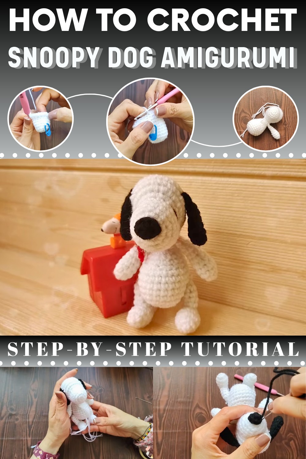 Crochet Snoopy Dog